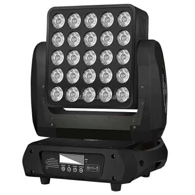 China Pro Event Stage Light 25*10W RGBW LED Matrix Moving Head Light for DJ Lighting and Wedding for sale