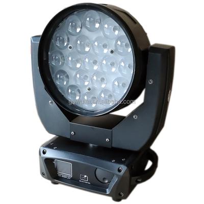 China Best Selling Pro Event Light 19*15W RGBW LED Wash Aura Moving Head Light for sale