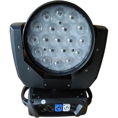 China Event China DJ And Disco Pro 19*15W RGBW LED Light Moving Head Wash Aura For Events for sale