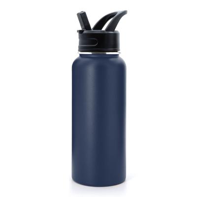 China Wholesale PORTABLE Fashion Big Uv Logo Smart 750ml Bpa Stainless Steel Water Bottle Insulation Bottle Termos Straw 12oz Cable-lid for sale