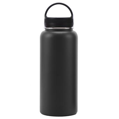 China PORTABLE portable vacuum insulated outdoor sport stainless steel leak proof water bottle with custom logo termos straw cable-lid 12oz 18oz for sale