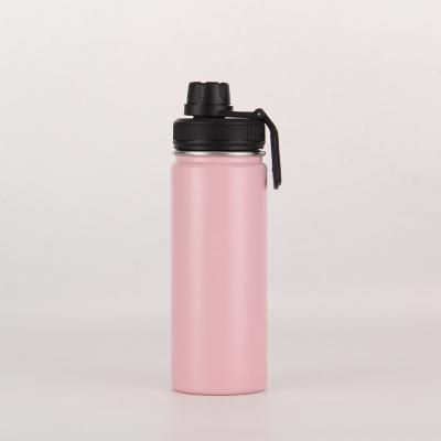 China PORTABLE Logo Thermal Drink Bottle Double Wall Bpa Free Hot And Cold Custom Vacuum Flask Insulated Stainless Steel Water Bottle Handle for sale