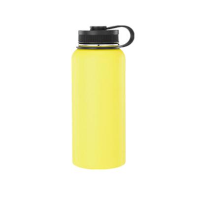 China PORTABLE 32 oz 40 oz Sports Drink Flask Reusable Water Bottles Double Wall Insulated Stainless Steel Water Bottle With Custom Logo Handle for sale