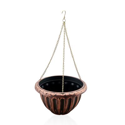 China Modern Decorative Garden PP Plastic Hanging Flower Planter Pot for sale