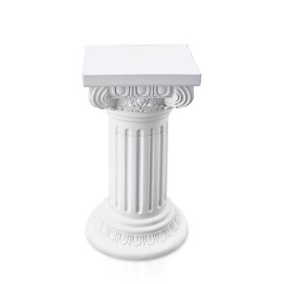 China Europe Roman style outdoor garden decorative plastic column for flower pot for sale