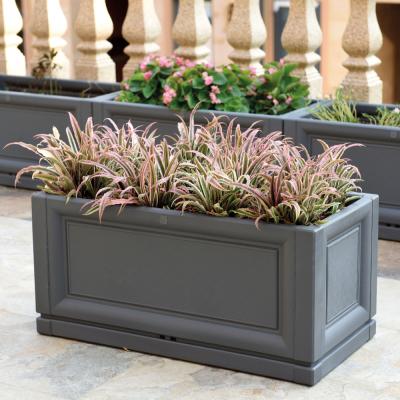 China Modern Garden Box Containers Plastic Plant Pots For Plants for sale