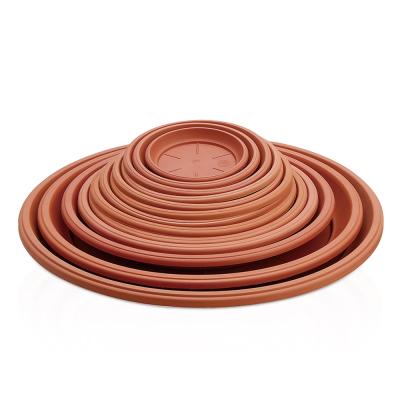 China CLASSIC High Quality Round Plastic Flower Pot Pallet Trays for sale