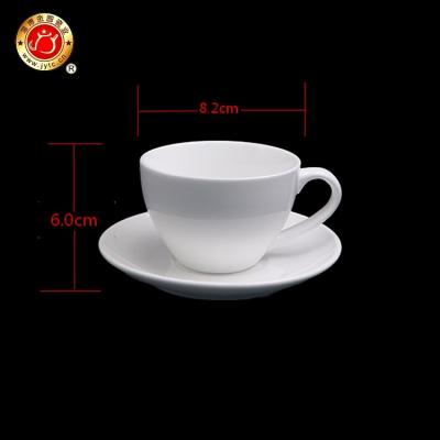 China Sustainable Small Round Ceramic Espresso Coffee Mug With Handle for sale