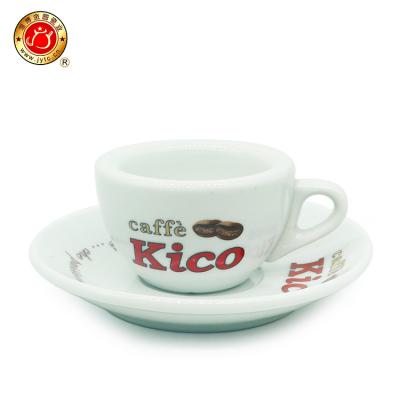 China Custom Disposable Bulk Color Espresso Small Latte Style Italian Ceramic Coffee Cups for sale