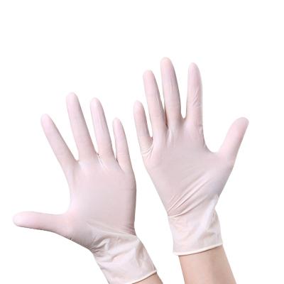 China AMMEX Medical Examination Powder Free Disposable Latex Safety Gloves for sale