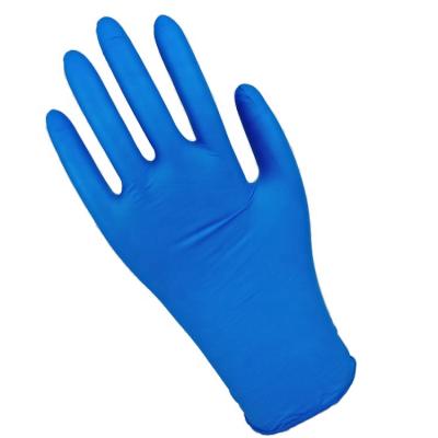 China Powder Free Disposable Blue Nitrile Powder Free Gloves Non Sterile Latex Gloves for sale