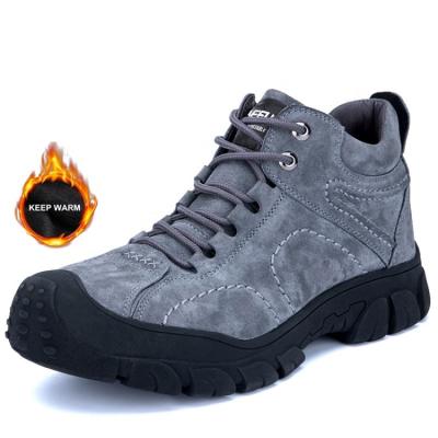 China Steel Toe Composite Toe Genuine Leather Men Safety Work Shoes Waterproof Boots for sale