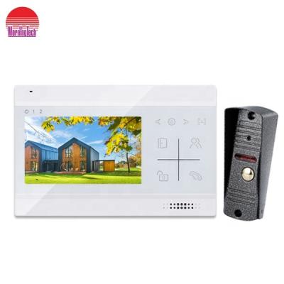 China Outstanding Built-in Siren Alarm System Keep You 4 Inch Intercom Safe Home Tech Support for sale