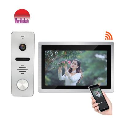 China Motion Detection Home Video Phone 10 Inch IP Video Intercom Wi-Fi Smart Wireless Doorbell Home Video Doorbell for sale