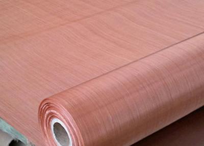 China EMI/EMF/RF shielding fine red copper wire mesh for sale