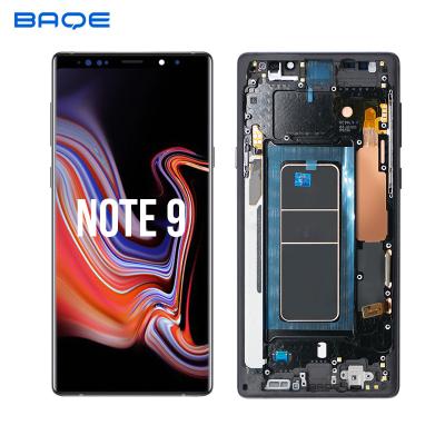 China Original Inside Screen With Frame For Samsung Galaxy Note9 6.4Inch Display Incell Touch Assembly Repair Replacement Parts for sale