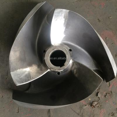 China ZE Pulp Pump 1.4460 Duplex Stainless Steel Open Impeller For Andrtz Pump for sale