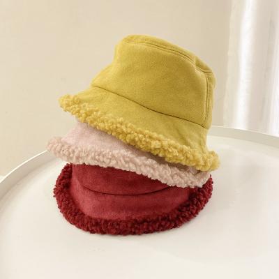 China breathable & Winter Waterproof Hats Bucket Hat Mens Womens Fashion Soft Fabric Look Like Lambswool Thermal Waterproof Mens Hat for sale