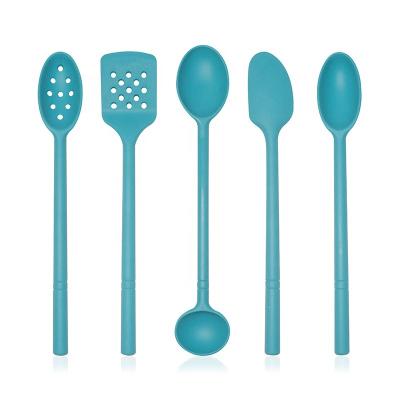 China Viable Non Stick Silicone 5-Piece Kitchen Utensil Set Best Selling Products for sale