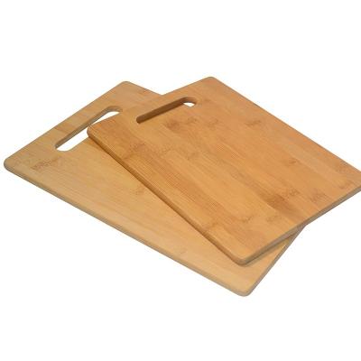 China Viable Thick Natural Antimicrobial Bamboo Cutting Board 2PCS Eco Friendly Cutting Board for sale