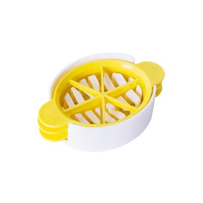 China Viable Wholesale Plastic Egg Cutter In 1 Food Egg Slicer Egg Instruments Kitchen Tools for sale