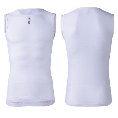 China Breathable Men's Knit Bike Sleeveless Cycling Quick Dry Base Layer Vests Breathable Bicycle Tank Tops Cycling Tank Tops for sale