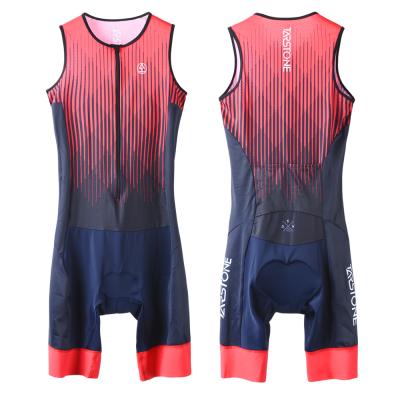 China Breathable Tri Clothing Mens Triathlon Suit Racing Skin Suit Cycling Bicycle Set Swimming Running for sale