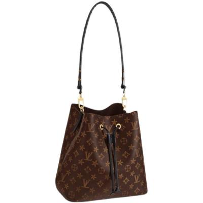 China PU Branded Monogram Drawstring Shoulder Bag for sale