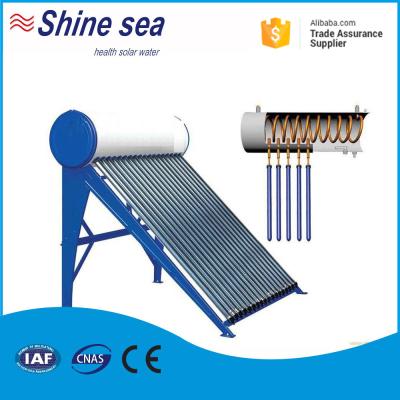 China Stainless Steel Best Selling Pressurized Copper Pipe Preheated Solar Water Heater for sale