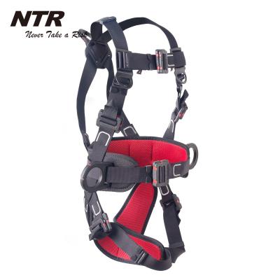 China Polyester Body Harness / Aluminum / Full Steel Dielectric Harness For Fall Protection Work Positioning for sale