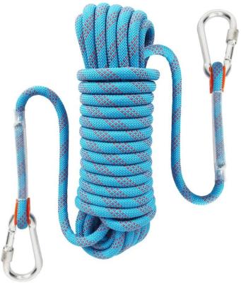 China Durable Climbing Rope , Climbing Escape Rope Equipment Fire Rescue Rope With Hooks for sale