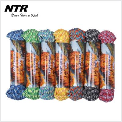 China Outdoor Solids NTR 550 Parachute Camping Rise Cord for sale