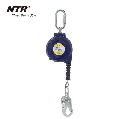 China Sturdy And Durable Retractable Fall Protection Self Retracting Lifeline With Steel Snap Hook for sale