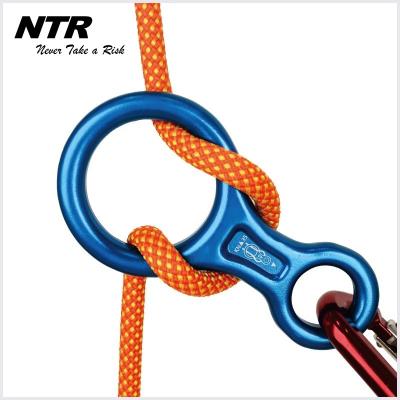 China Rappelling and Speed ​​Besiege Rescue High Strength Descending Aluminum Alloy Climbing Gear for Besieging Rock Climbing Rappelling, Red Heavy Duty Plate Rigging for sale