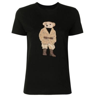 China Wholesale Anti-wrinkle fashion print ralphs laurens polo teddy bear t-shirt for sale