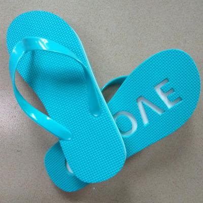 China Hot Sweat-absorbent selling European and American summer slippers, beach printed flip-flops, hollow slippers for sale