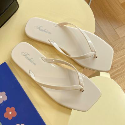 China Removable Trending Net Red Women's Beach Shoes Women's Net Red Flat Bottom Ladies Summer Flip-Flops Ins. Shoes for sale