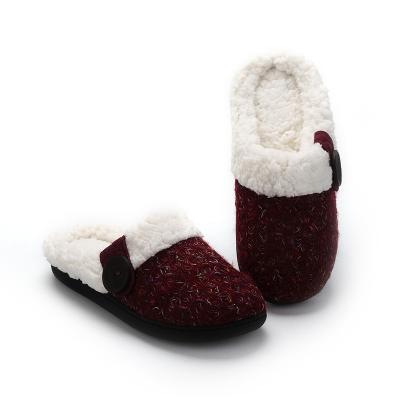 China Fashion Trend Women's Slippers Winter Warm Indoor Outdoor Plush Fluffy Comfortable Slippers Bedroom Slippers for sale