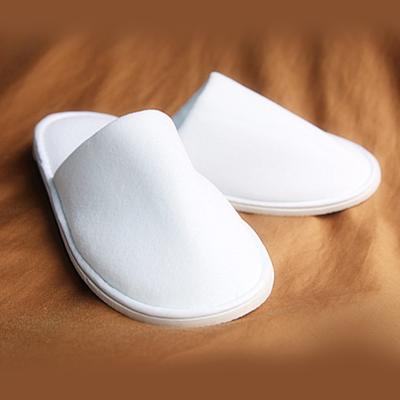 China Exquisite disposable wholesale hotel hotel slipper custom variety of fabric color options disposable slipper amenities for sale