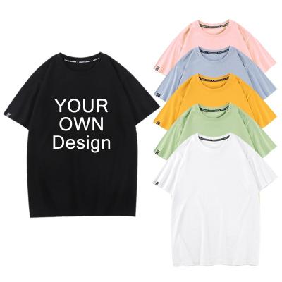 China Plain QUICK DRY cotton summer men's clothing oversized sport print custom made white men's quick dry breathable T-shirts for sale