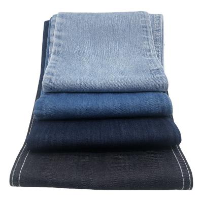 China Breathable 7.5oz 100% Cotton Bamboo Fiber Wicking Yarn Deep Blue Denim for sale