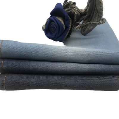 China 5.8oz lightweight poly tencel denim fabric breathable for sale