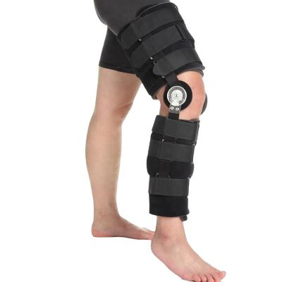 China Fixed Adult Fracture Angle Cuff Adjustable Knee Brace for sale