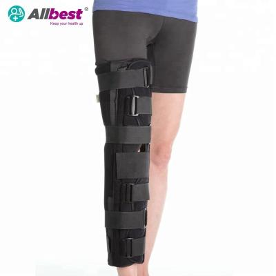 China Adult fracture knee brace with splint for sale