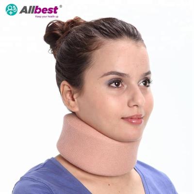 China Comfortable postoperative beige soft cervical collar for sale