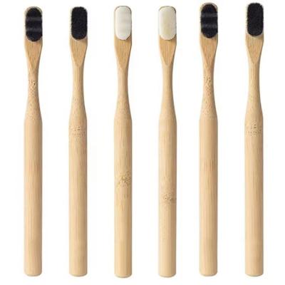 China Good Quality Environmental Protection Reusable Wooden Round Workmanship Adult Student Toothbrush for sale