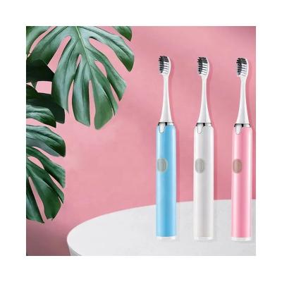 China Available Three Colors Quality Reusable Stable Waterproof Soft Fur Male And Female Couples Battery Electric Toothbrush for sale