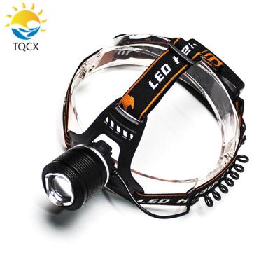 China Special Design LED Bicycle Mountain Bike Head Light USB Accessories Zoomble Flashlight Camping Rechargeable Torch Light for sale