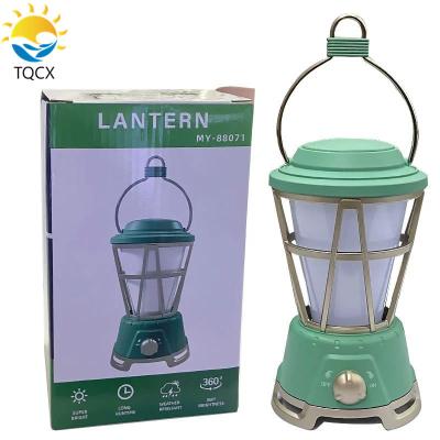 China New Style Flame Atmosphere Tent Light USB Outdoor Rechargeable Lantern Lamp Camping Light for sale