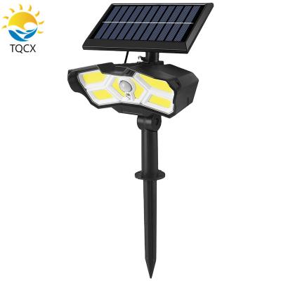 China Solar Induction LED Garden Light Outdoor Garden Light USB Rechargeable Waterproof Rood Flashlight for sale